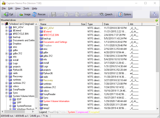 raid.vim Mounted with Captain Nemo