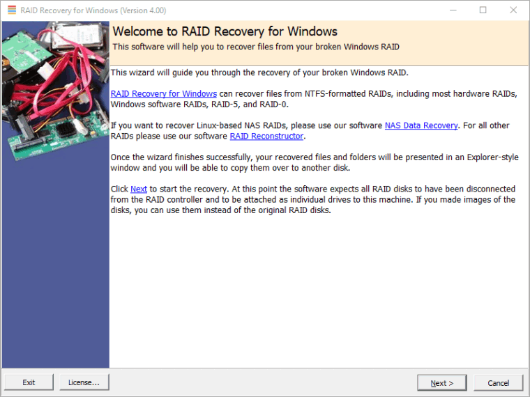 RAID Recovery for Windows